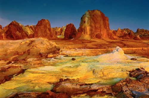 Paysage lunaire du Dallol